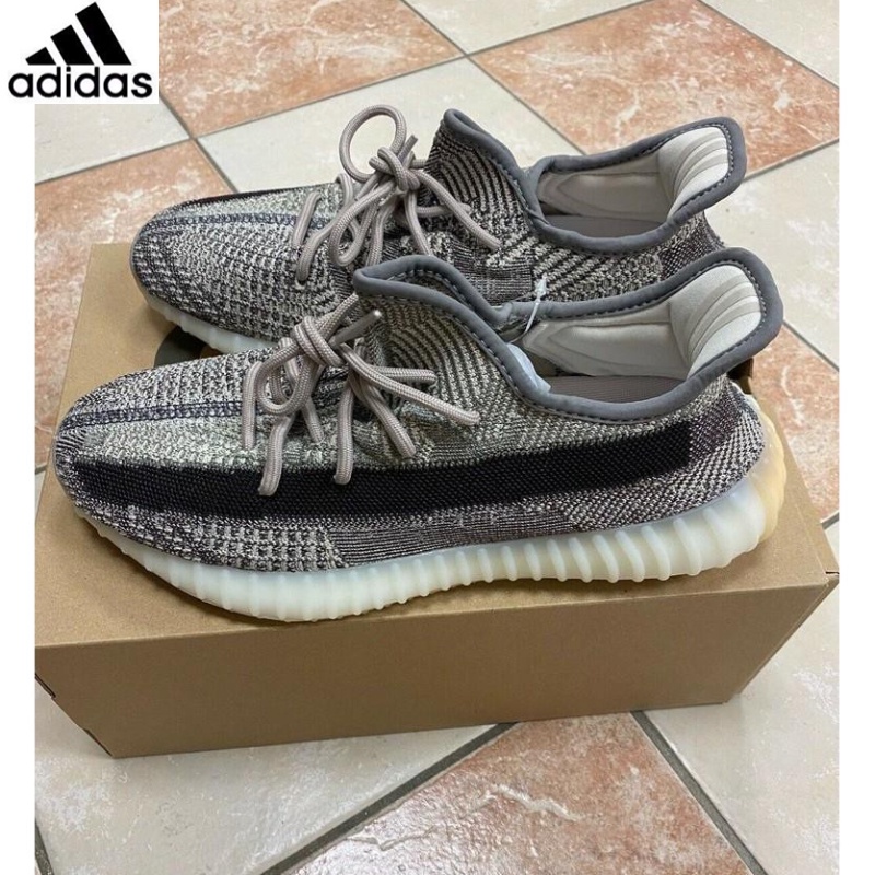 Original yeezy Boost 350 V2 Tênis Preto Cinza De Corrida Masculino ...