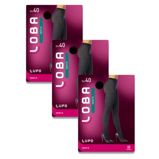 Kit 3 Meia-Calça Loba Fio 40 5830-01