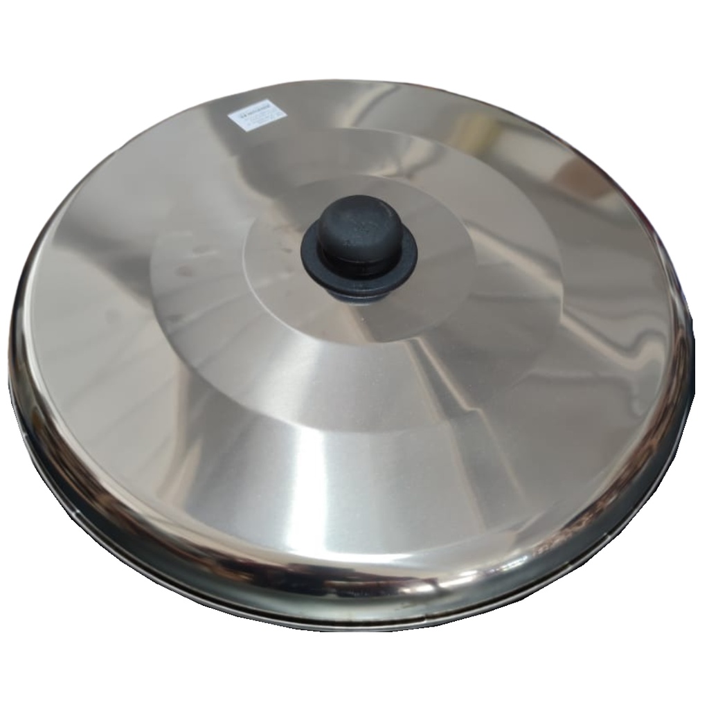 Tampa para Bifeteira Aço Inox Fogareiro Reforçado 18" 44cm