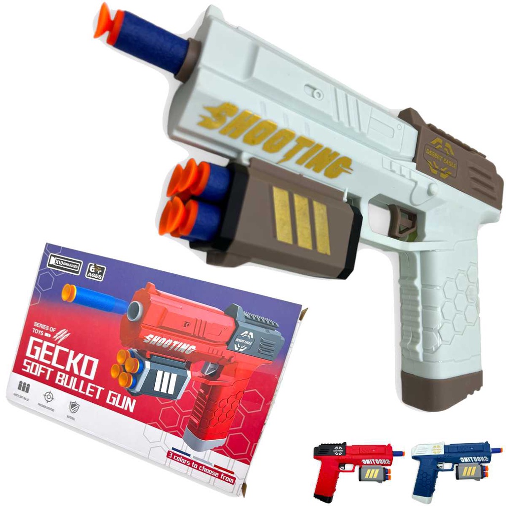 Brinquedo Arminha De Dardos Nerf Com Ventosa 3 Reservatórios + 5 Munições -  Nicácio Store - Lançadores de Dardos - Magazine Luiza