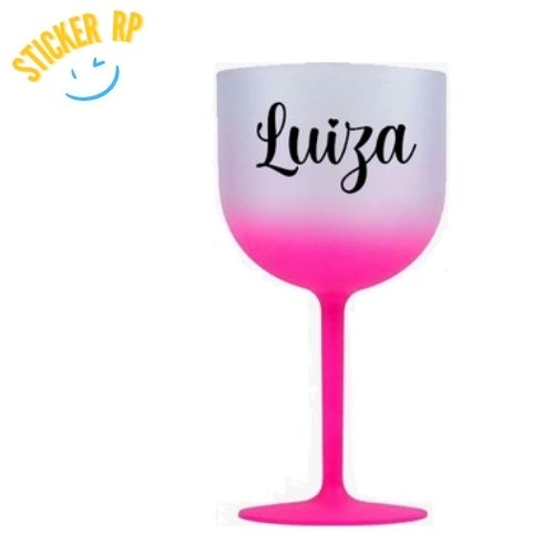 15 Adesivos Para Taça De Gin Personalizada Personalização