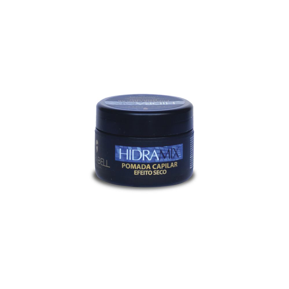 Pomada Modeladora Capilar Efeito Matte Fixação Forte Hidramix 150g Hidrabell Efeito Seco Sem Brilho
