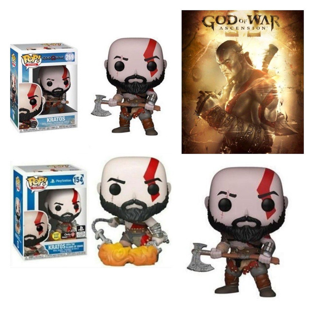 New Funko Pop God Of War Kratos Figure Toy Model Collection Birthday Christmas Gifts Shopee Brasil