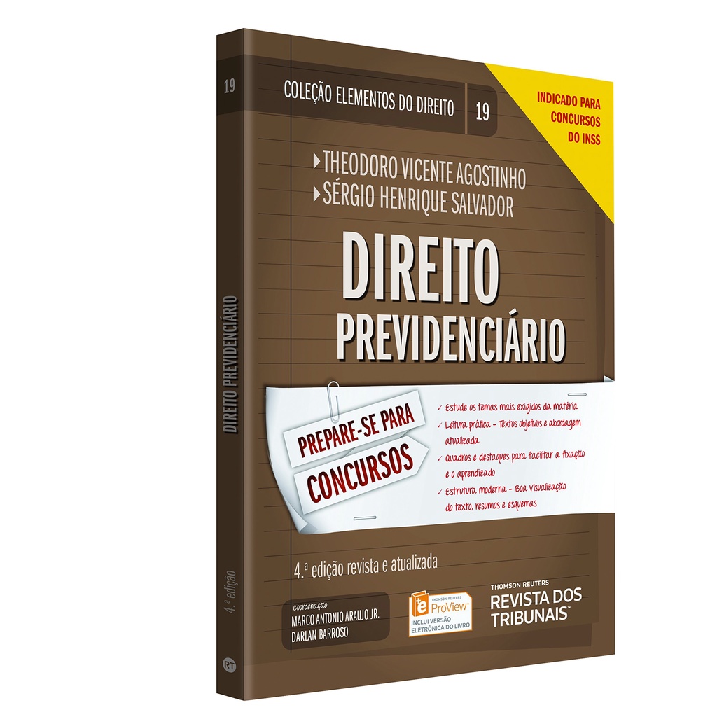 Direito Previdenciário - Vol.19 - Coleção Elementos do Direito
