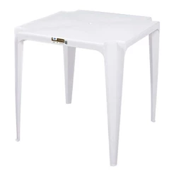 Mesa Mor Quadrada Plástica Proteção UV 30kg