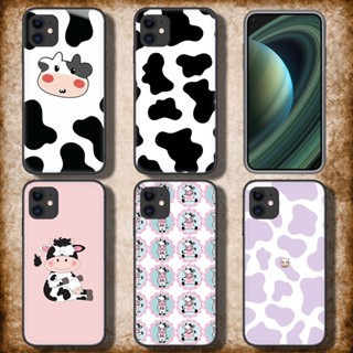 Para iPhone X XS 11 Pro Max 14 Mais Capa Macia TPU ERT22 Vaca cartoon