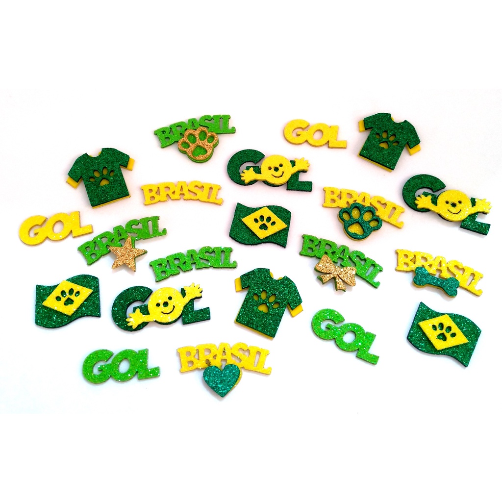 10 Adesivos Pet Copa do Mundo Brasil 2026