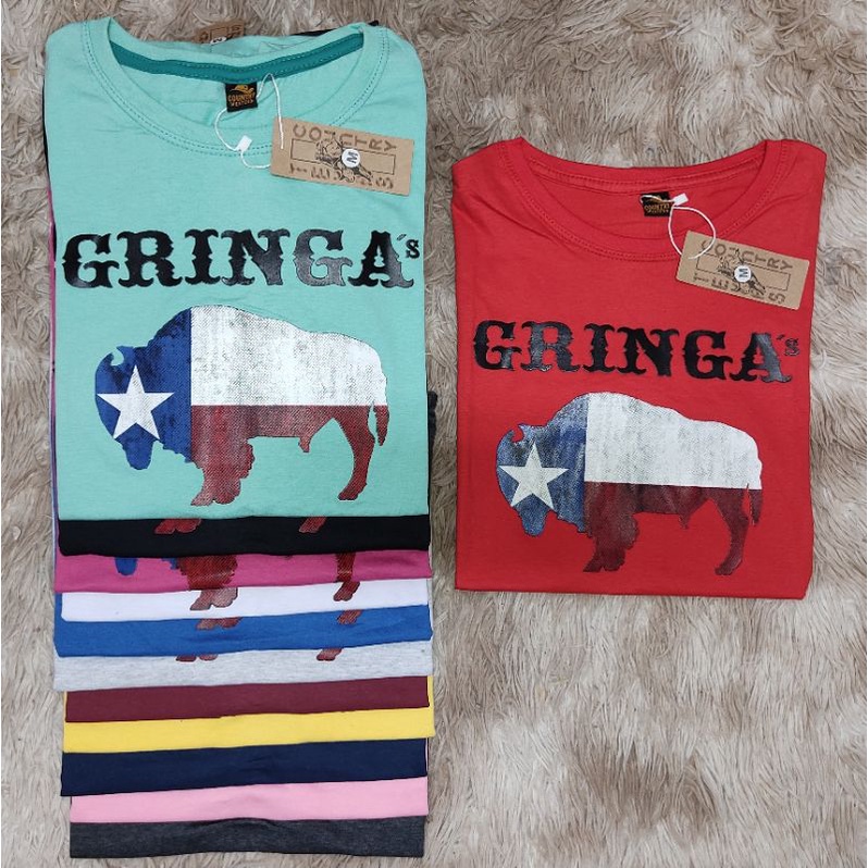 Kit com 5 camisetas Country estampa em Relevo | Shopee Brasil