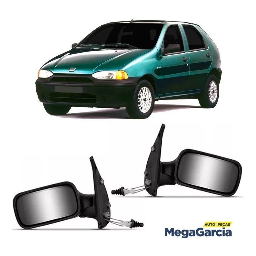 Par Retrovisor Palio 96 97 98 99 00 4 Portas Com Controle