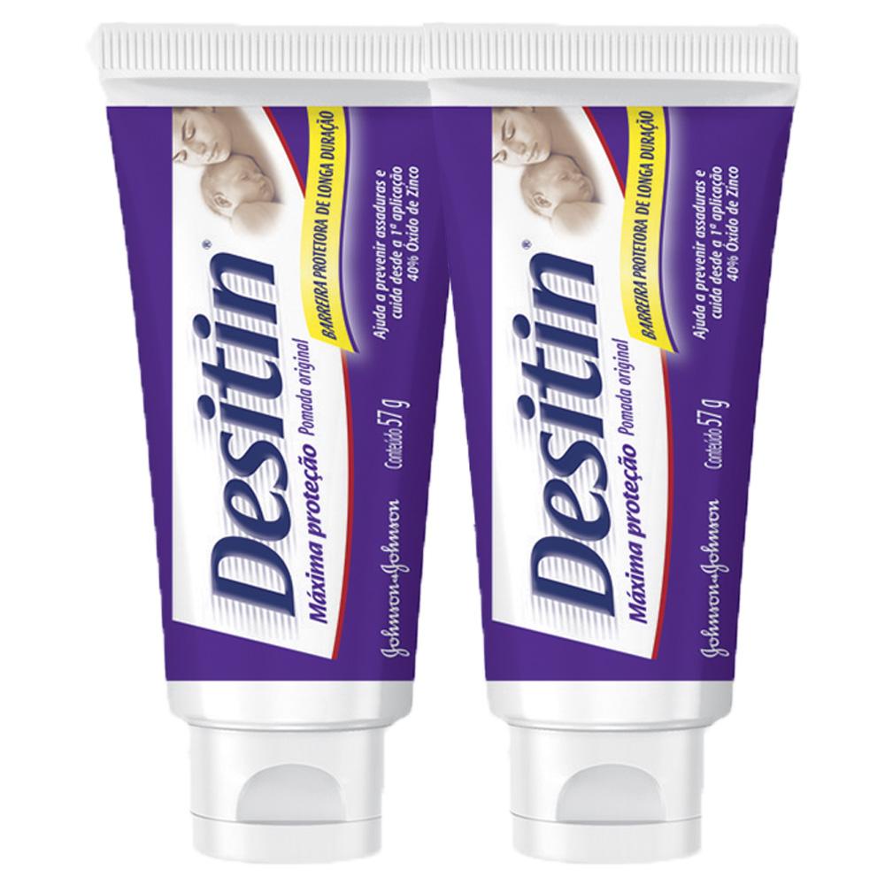 Kit com 2 Creme Preventivo de Assaduras Desitin Máxima Duração 57g