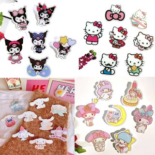 Broche Acrílico De Desenho Roupas/Bolsas De Mão Pingente Jóias Fofas Nova Hello Kitty Melody Kuromi Ins Vestuário Acessórios Mulheres