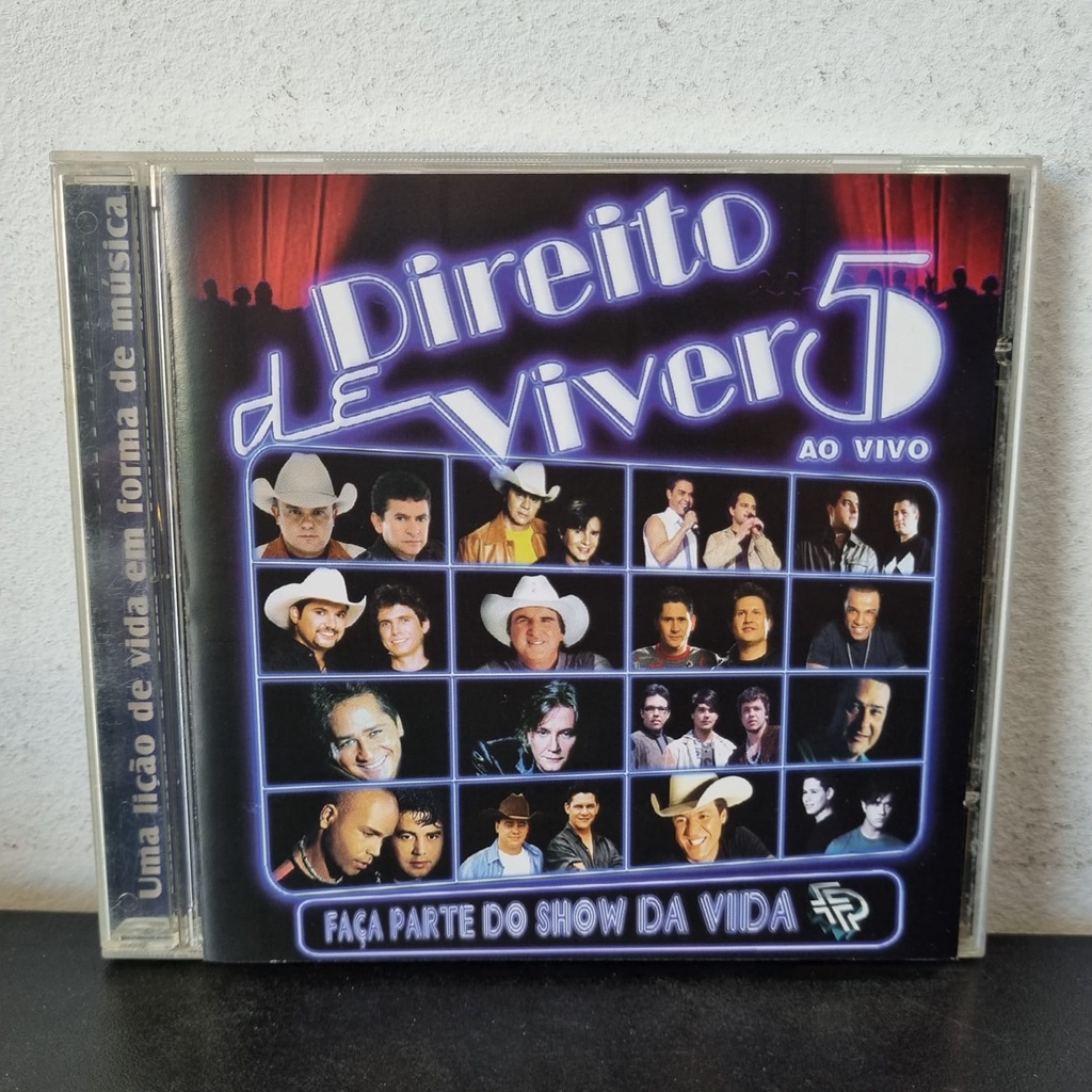 CD Direito de Viver 5 - Leonardo Chitãozinho Xororó Fábio Jr