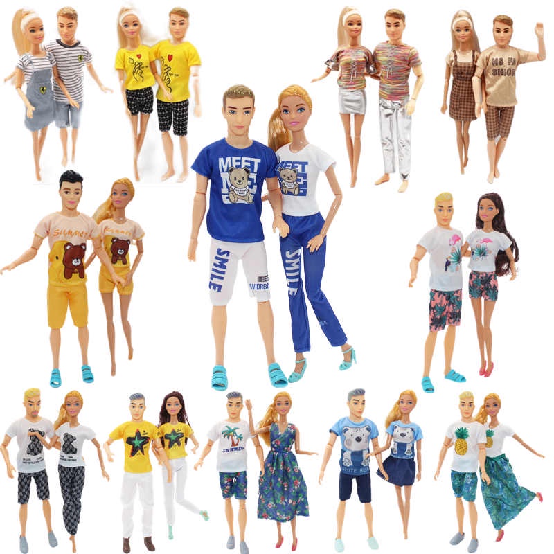 (DIY) 30 Cm Casal Barbie Brinquedos Para Homens E Mulheres 11 Polegada 1/6 Boneca/Ken Conjunto De Vários Meninas Opcionais