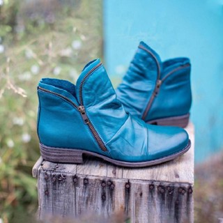 Botas Femininas De Outono E Inverno Martin Moda Brancas Casual Grossas De Salto Redondo Curtas