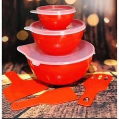 Derretedeiras e Espátula Micro Ondas Para Chocolates, Confeitaria e Cozinha VERMELHO
