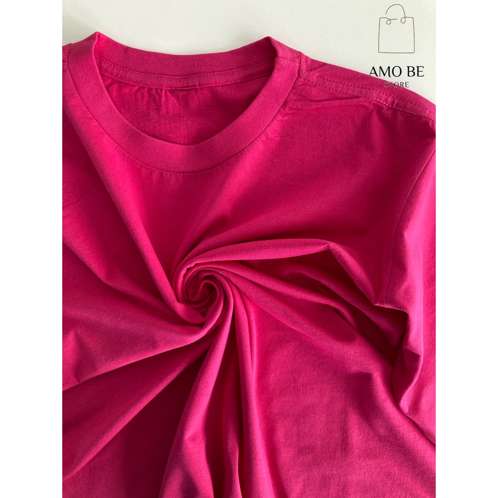 Camiseta Rosa Pink Lisa Unissex Básica 100% Algodão Para Revenda Varejo Atacado em Oferta na Shopee