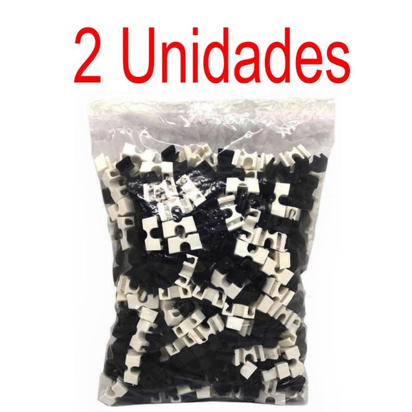 Kit 2 - Suporte Hashi Adaptador Clip - Preto e Branco ou Colorido (Para Hashi Descartável) - Várias Cores