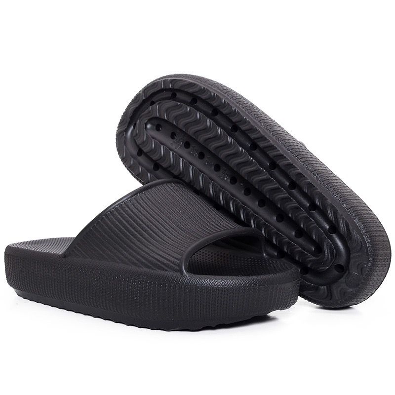 chinelo tipo nuvem macio anatômico. chinelo para o dia a dia ou descanso dos pês
