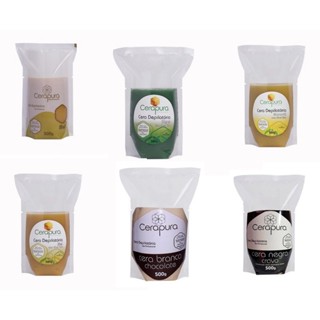 Cerapura - Cera Depilatória Elástica Método Espanho - 500gr(ESCOLHA SUA FRAGRÂNCIA)