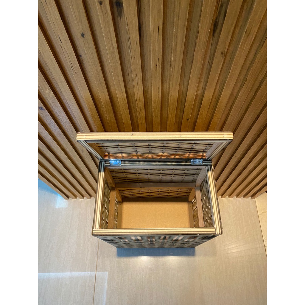 ROUPEIRO CESTO DE ROUPAS/ CESTO ORGANIZADOR EM FIBRA SINTÉTICA 40X25X55 S