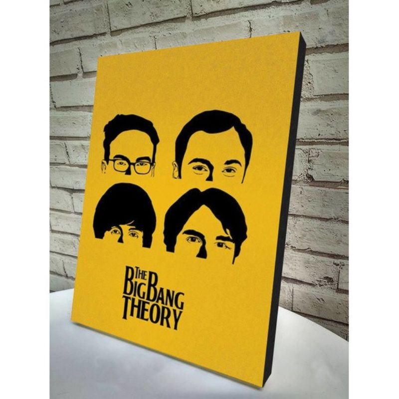 Quadro placa decorativa  Big Bang a teoria 20x30 Alta Qualidade 4k