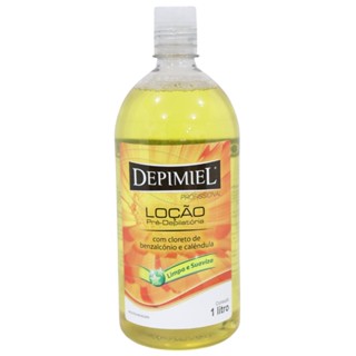 Loção Pré Depilatório Depimiel Calêndula Limpa e Suaviza 1L