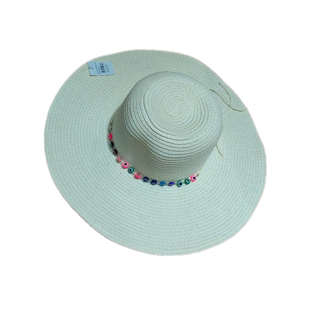 Chapéu De Praia Floppy Aba Grande Feminino Sombreiro Lacinho | Shopee Brasil