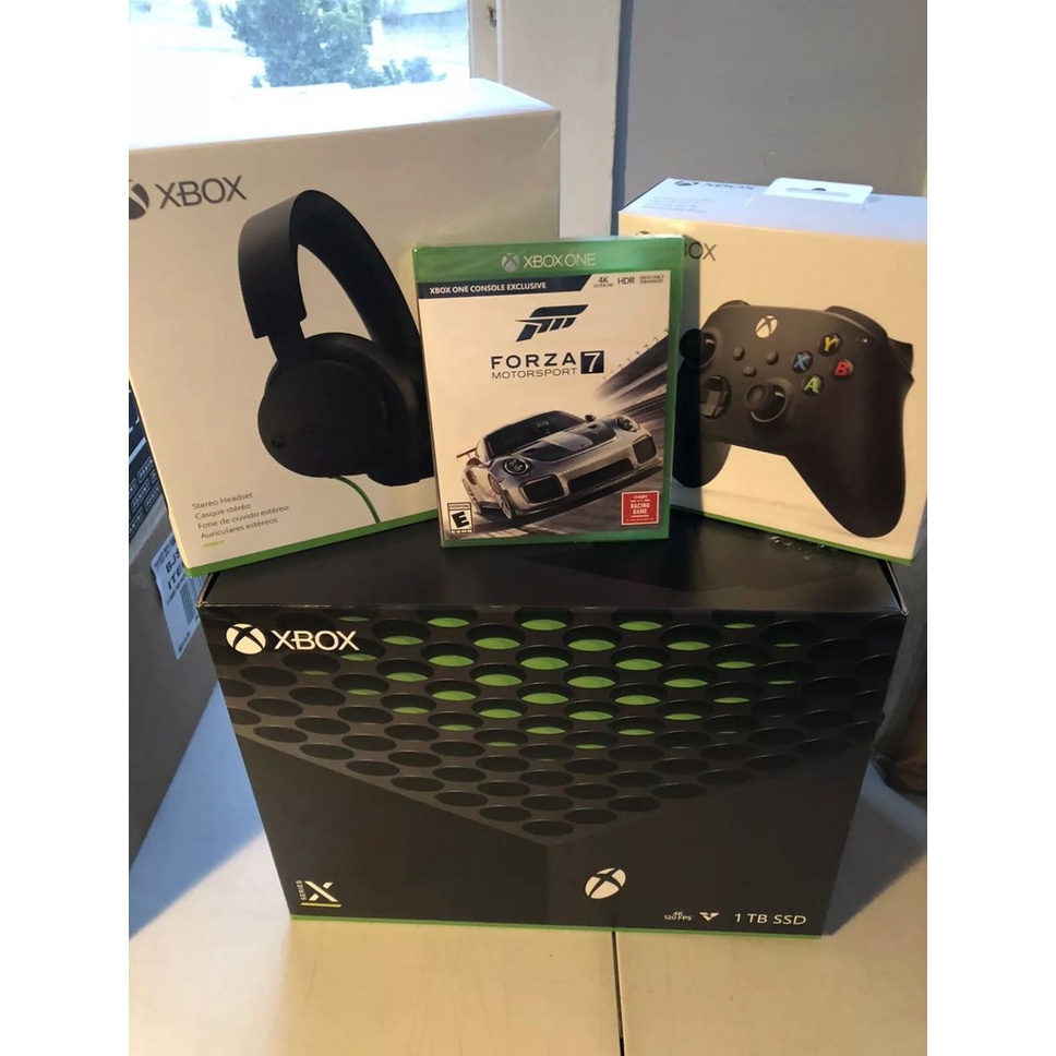 Microsoft Xbox Series X 1Tb Video Game Console Bundle New - Escorrega O ...