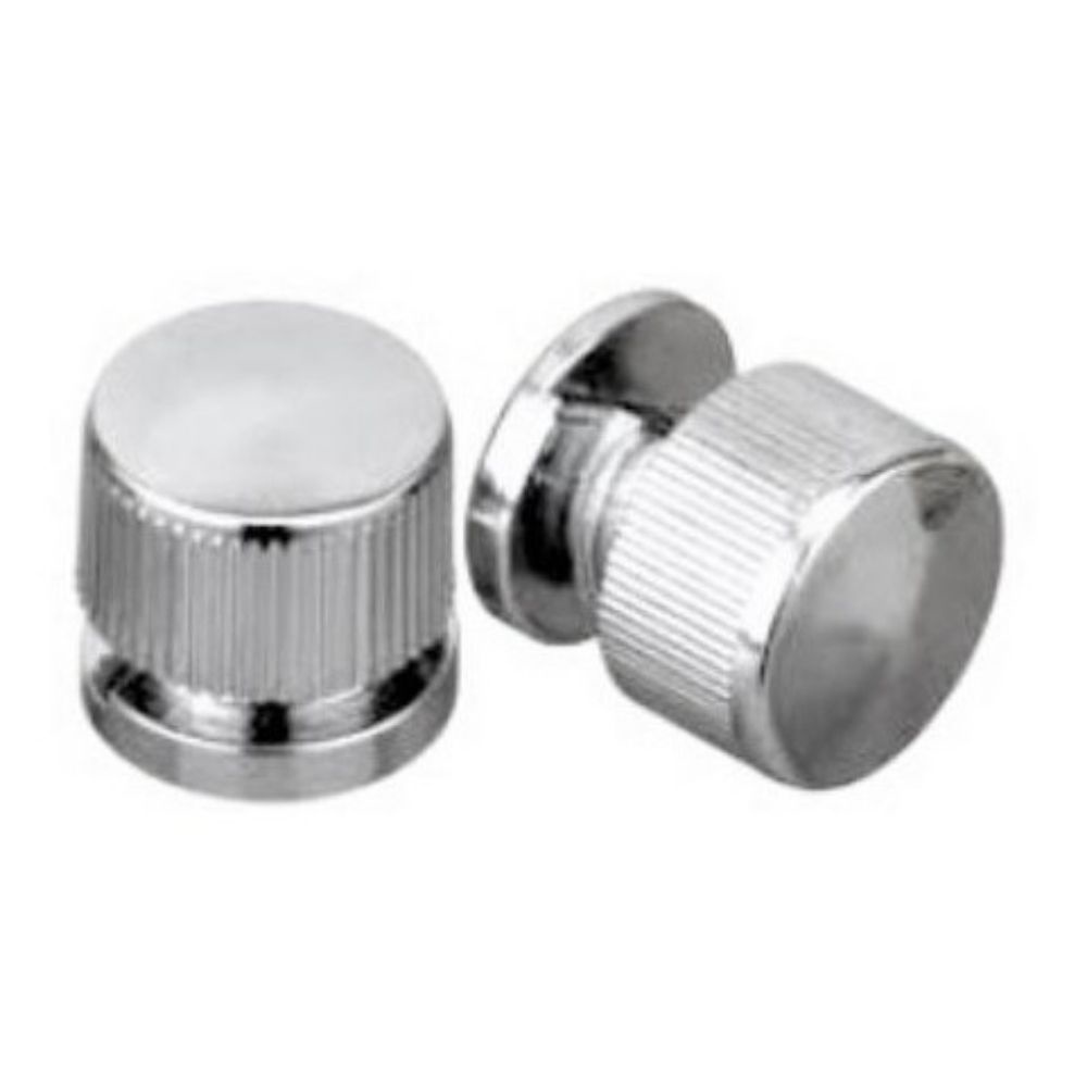 BOTAO FRANCES PLASTICO CROMADO C/ PARAF+BUCHA C/ 4 | Shopee Brasil