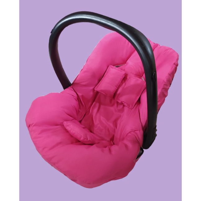Capa para Bebê conforto Estofada MUITO FOFINHA C/ Protetores de cinto