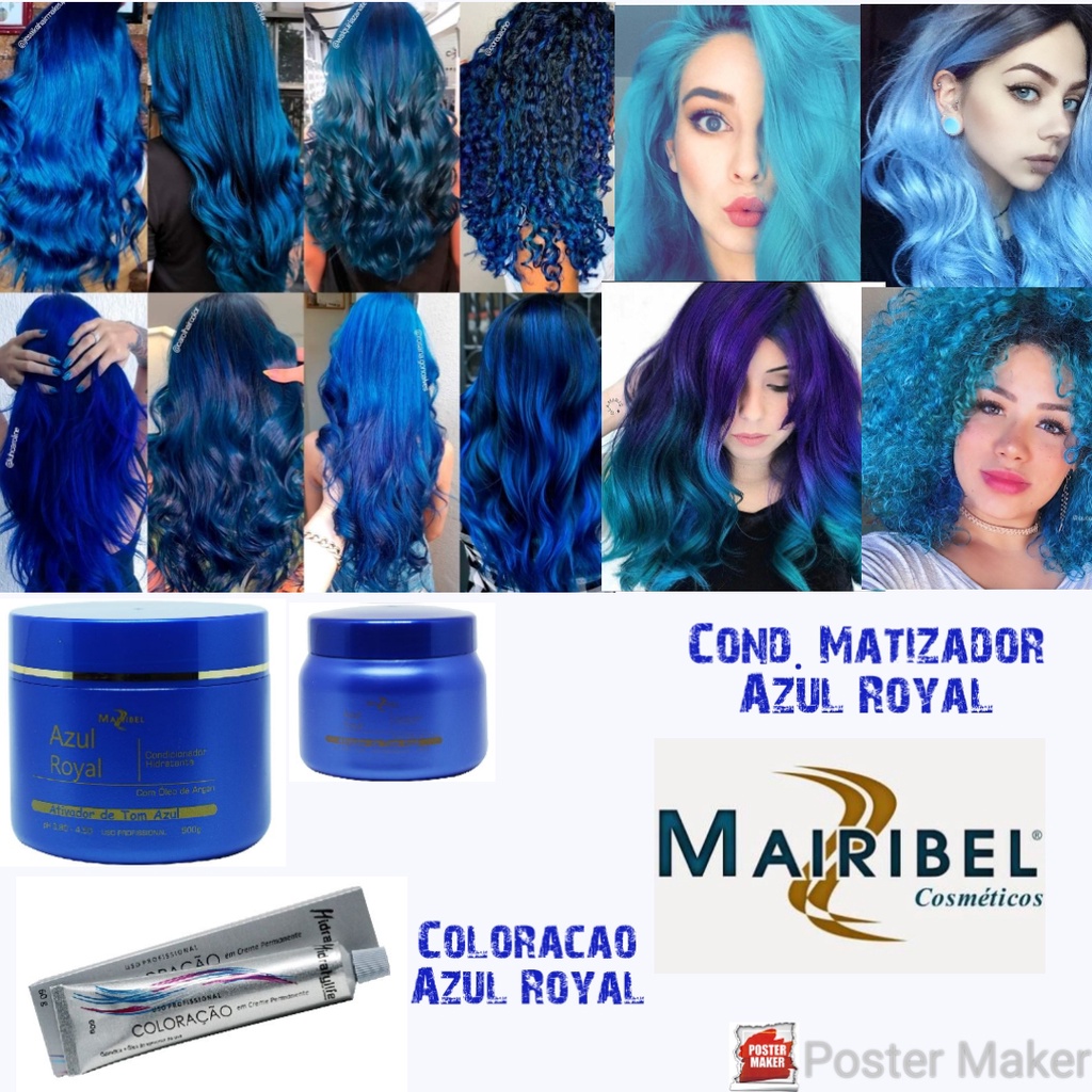 MAIRIBEL MÁSCARA MATIZADORA AZUL ROYAL