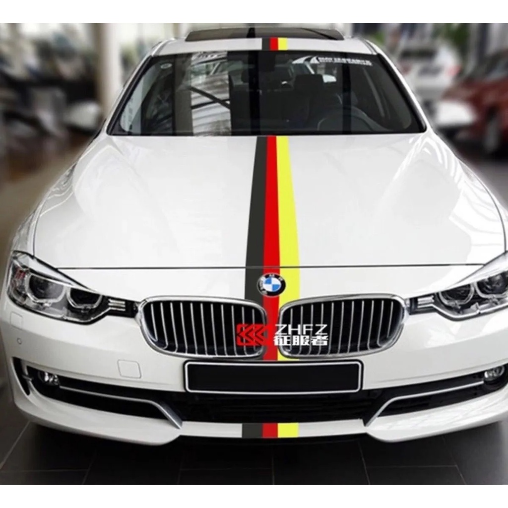 Adesivo Capô Faixa Cor Bmw Tunnig Sport