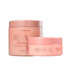 Kit BRAÉ Revival - Máscaras de Reconstrução 200g e 500g
