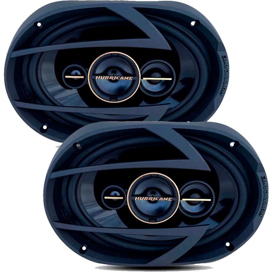 Kit Quadriaxial 6x9 Pol Hurricane Quadriaxial A69q 520wrms em Oferta na Shopee