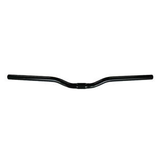 Guidão de Bicicleta Aço Preto Bike Mtb Dh Curvo 580mm Urbano Ciclismo