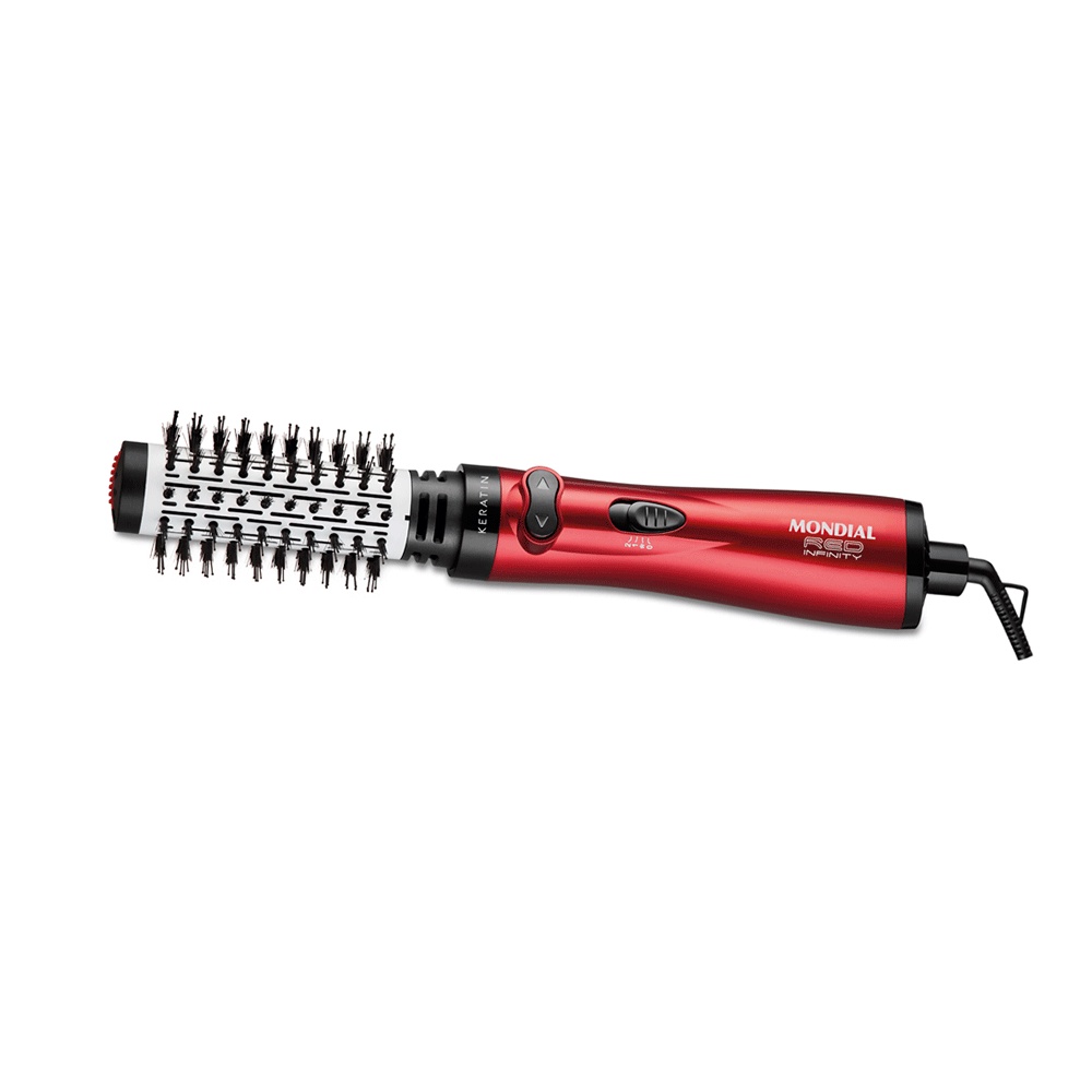 Escova Rotativa Mondial ER-11 Red Vermelho 220V ou 127V