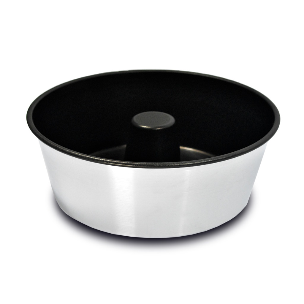 Forma para Bolo Redonda com tubo Antiaderente Preto Nº20 em Oferta na Shopee