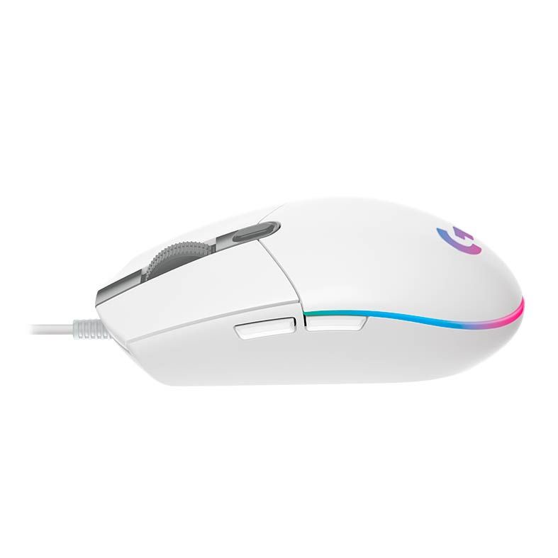 MOUSE GAMER LOGITECH G203 Lightsync BRANCO