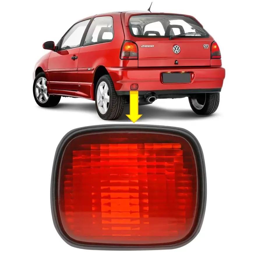 Lanterna Traseira de Neblina Gol Bola G2 Gti Tsi 1995 1996 1997 1998 1999 COM OU Sem soquete LEIA