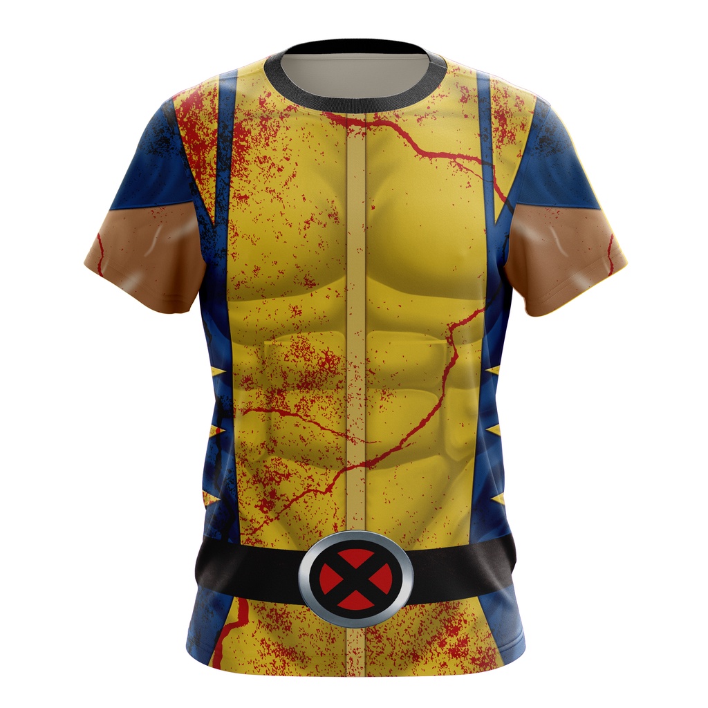 camiseta Wolverine uniforme 3d full Camisa unisex traje logan 1 ...
