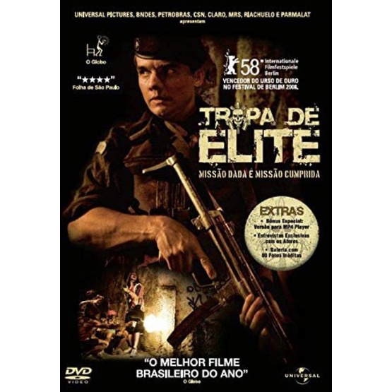 DVD Tropa De Elite 1 - Missão Dada é Missão Cumprida - Original