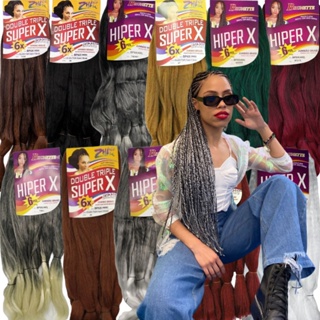 Jumbão Pacotão de Cabelo Jumbo P/ Tranças Box Braids MegaX/SuperX/HiperX 400g - Várias Cores em Oferta na Shopee