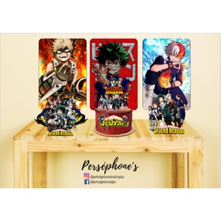 Kit é só um Bolinho Tema Boku no My Hero Academy (Deku, Shoto e Bakugo) em Oferta na Shopee