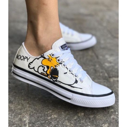 Tenis All Star Converse Snoopy Personagens | Shopee Brasil