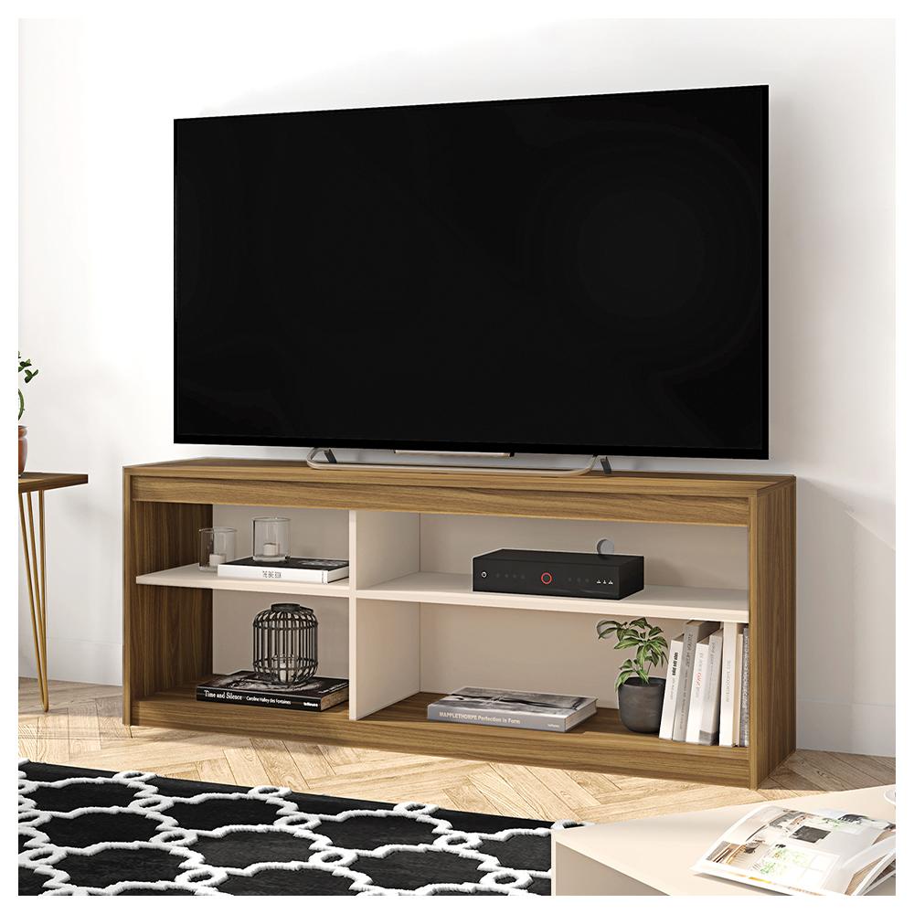 Bancada Rack Para TV Até 55 Polegadas Arizona Marrom Caemmun