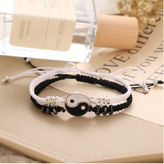 Conjuntos de Pulseira Yin Yang Casal Namorados Best Friends Amizade