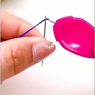 Passador de Linhas Fácil Guia para Linha de Costura Enfiador de Linha no Furo - Kits c/ 5 e 10 unidades