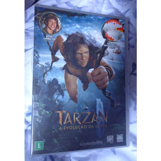 tarzan a evolução da lenda José Loreto Débora Nascimento dvd novo lacrado