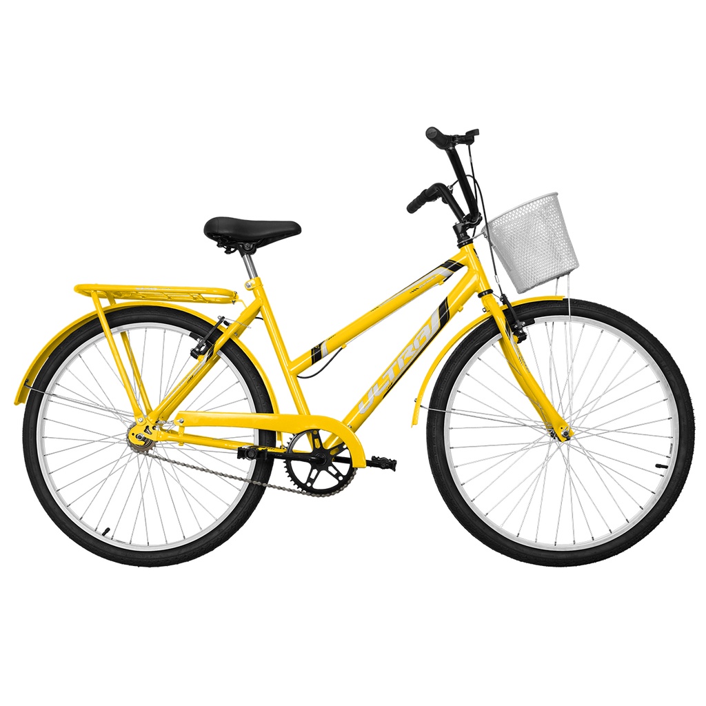 Bicicleta Wave Vintage Aro 26 Ultra Bikes Retrô Freios V-Brake Quadro 19