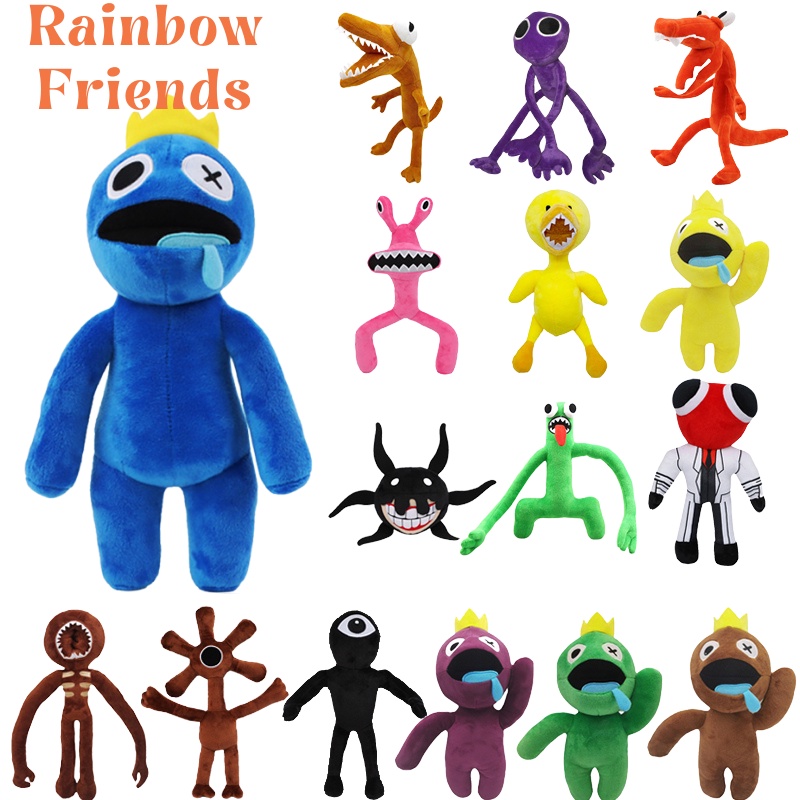 Pelúcia Rainbow Friends Roblox Monstro Blue Azul Babão 30cm